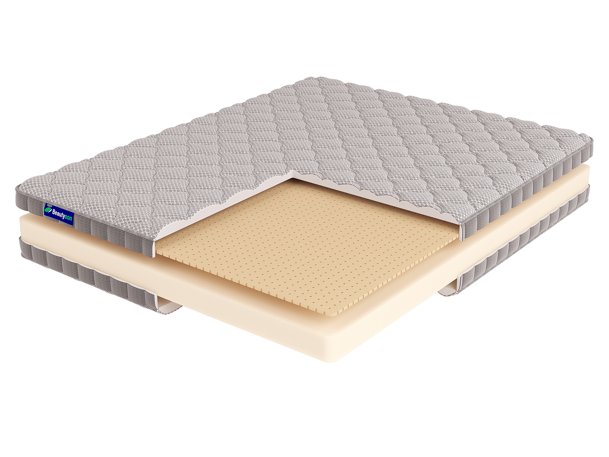 Матрас FOAM 14 Latex 200x200 19029 средней жесткости высотой 15 см